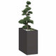 Vidaxx jardinière 40x80x80 cm acier noir