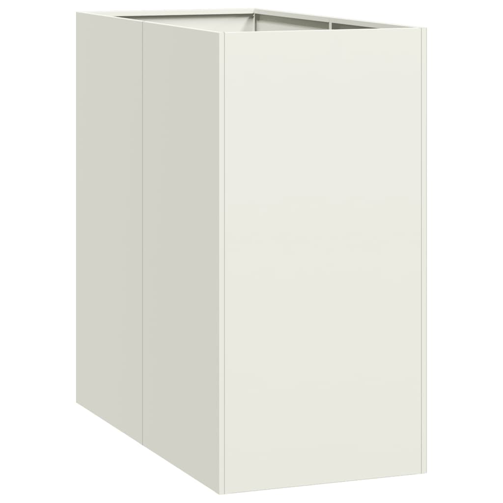 Vidaxx jardinière 40x80x80 cm acier blanc