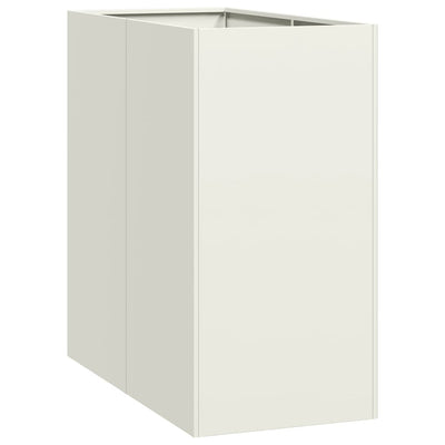 Vidaxx jardinière 40x80x80 cm acier blanc