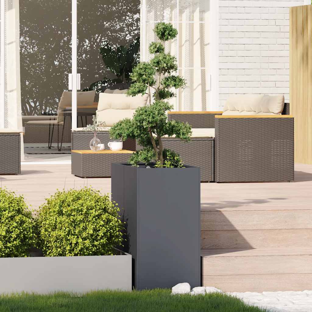 Vidaxx jardinière 40x80x80 cm acier anthracite
