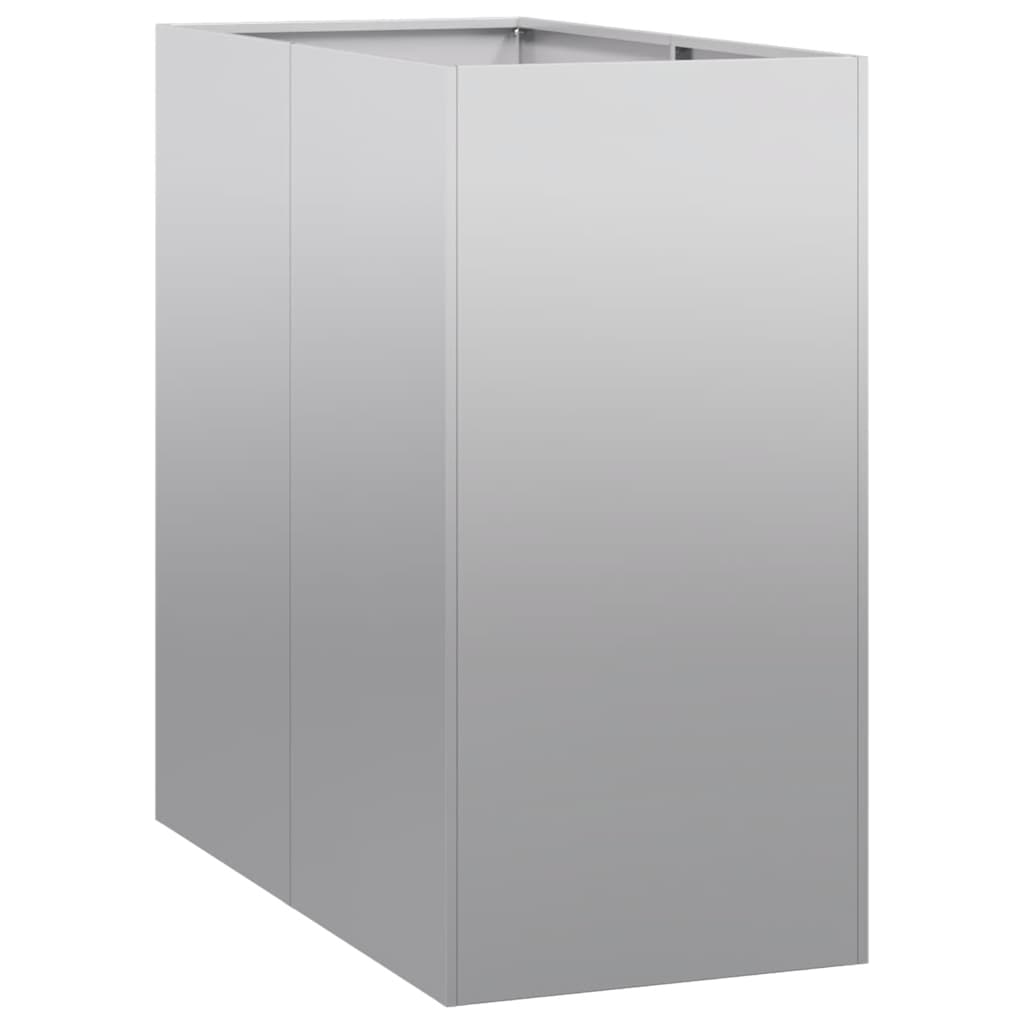 Jardinière Vidaxx 40x80x80 cm en acier galvanisé
