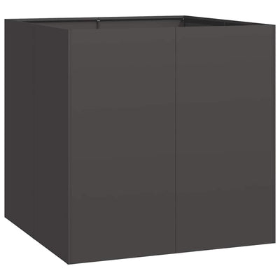 Vidaxx jardinière 80x80x80 cm acier noir