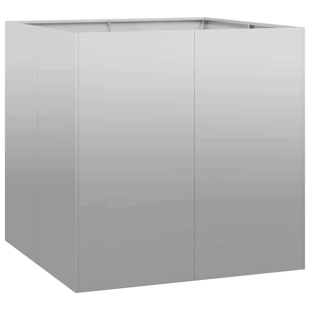 Jardinière Vidaxx 80x80x80 cm en acier galvanisé