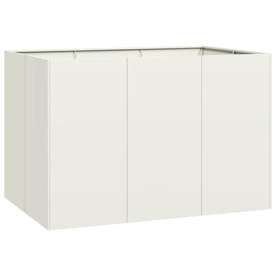 Vidaxx jardinière 120x80x80 cm acier blanc