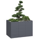 Vidaxx jardinière 120x80x80 cm acier anthracite