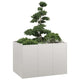 Jardinière Vidaxx 120x80x80 cm acier inoxydable