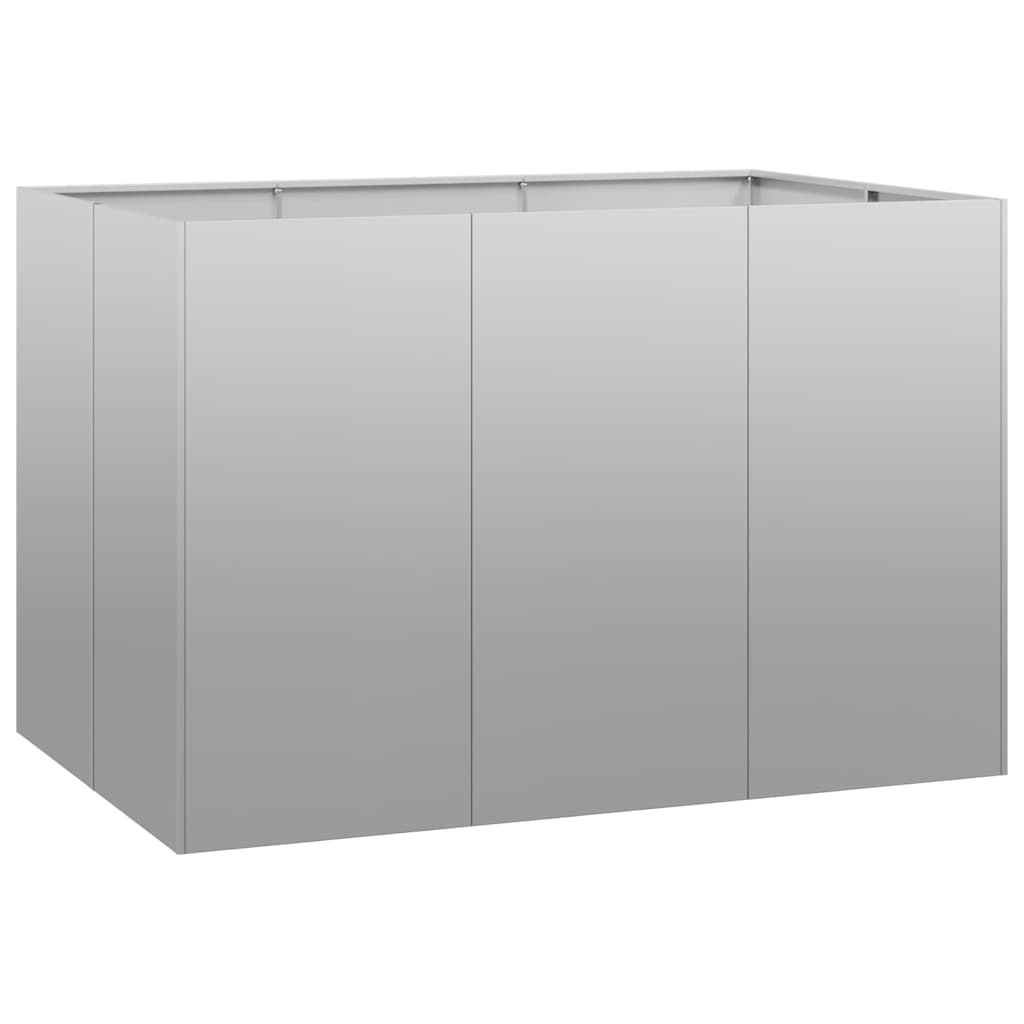 Jardinière Vidaxx 120x80x80 cm en acier galvanisé