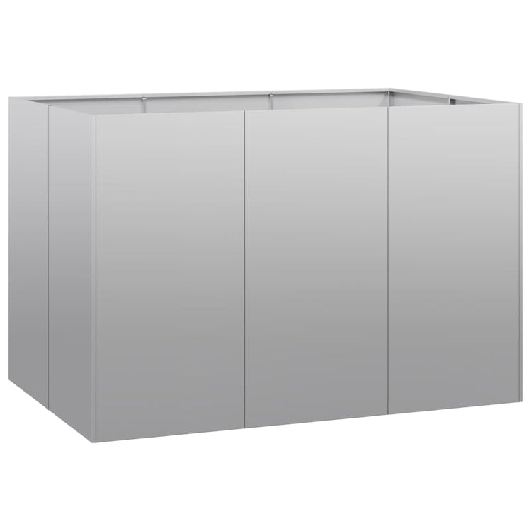 Jardinière Vidaxx 120x80x80 cm en acier galvanisé