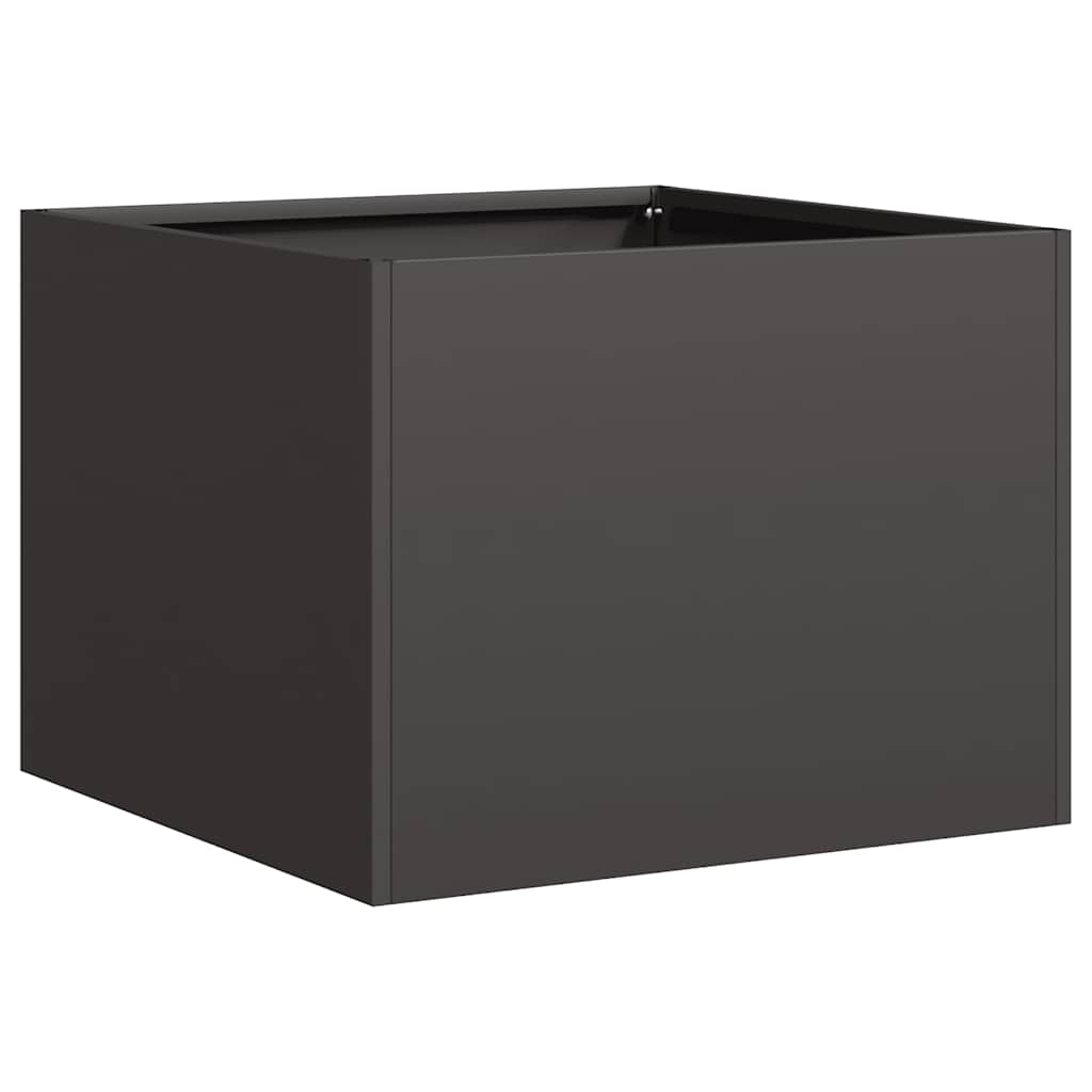 Vidaxx jardinière 40x40x30 cm acier noir