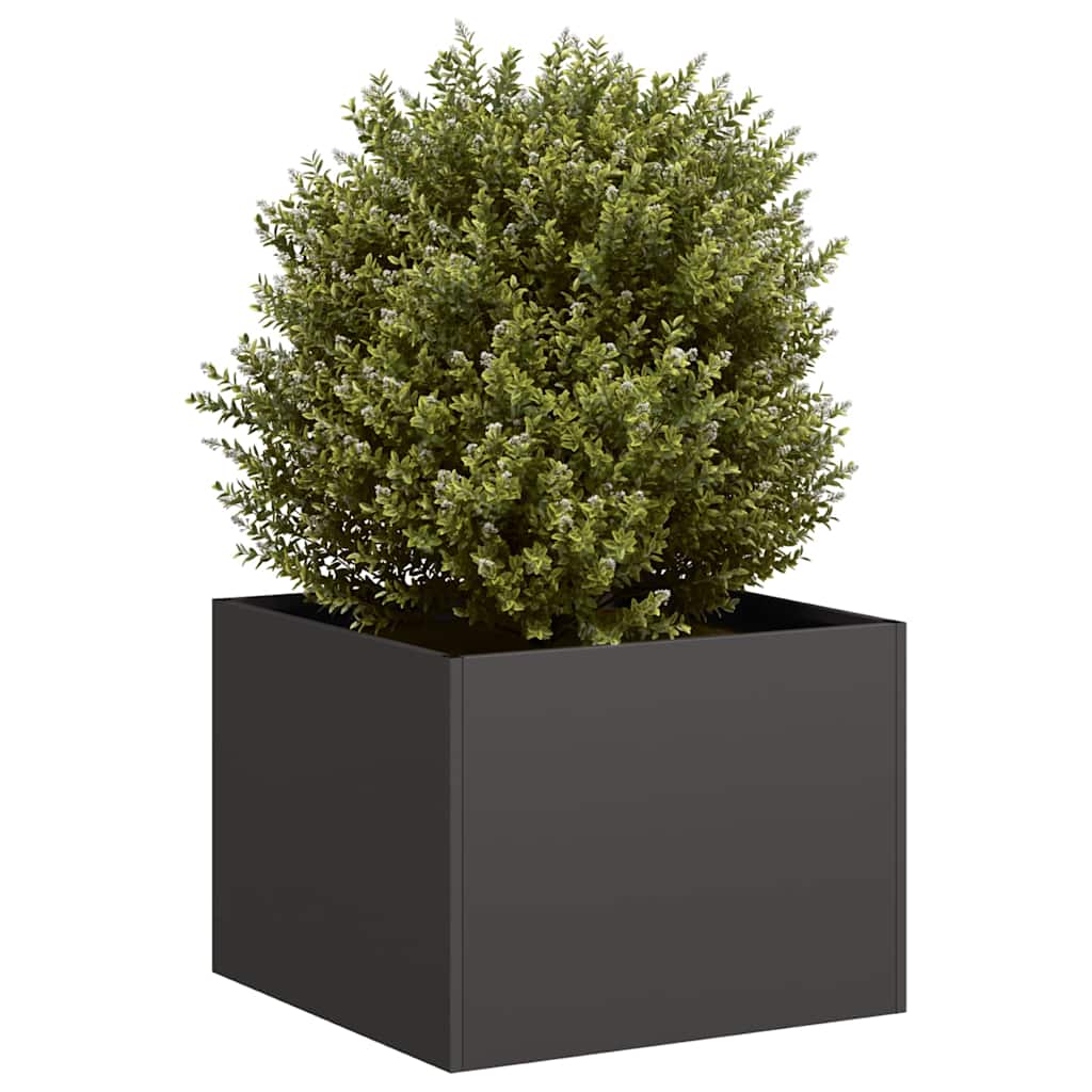 Vidaxx jardinière 40x40x30 cm acier noir