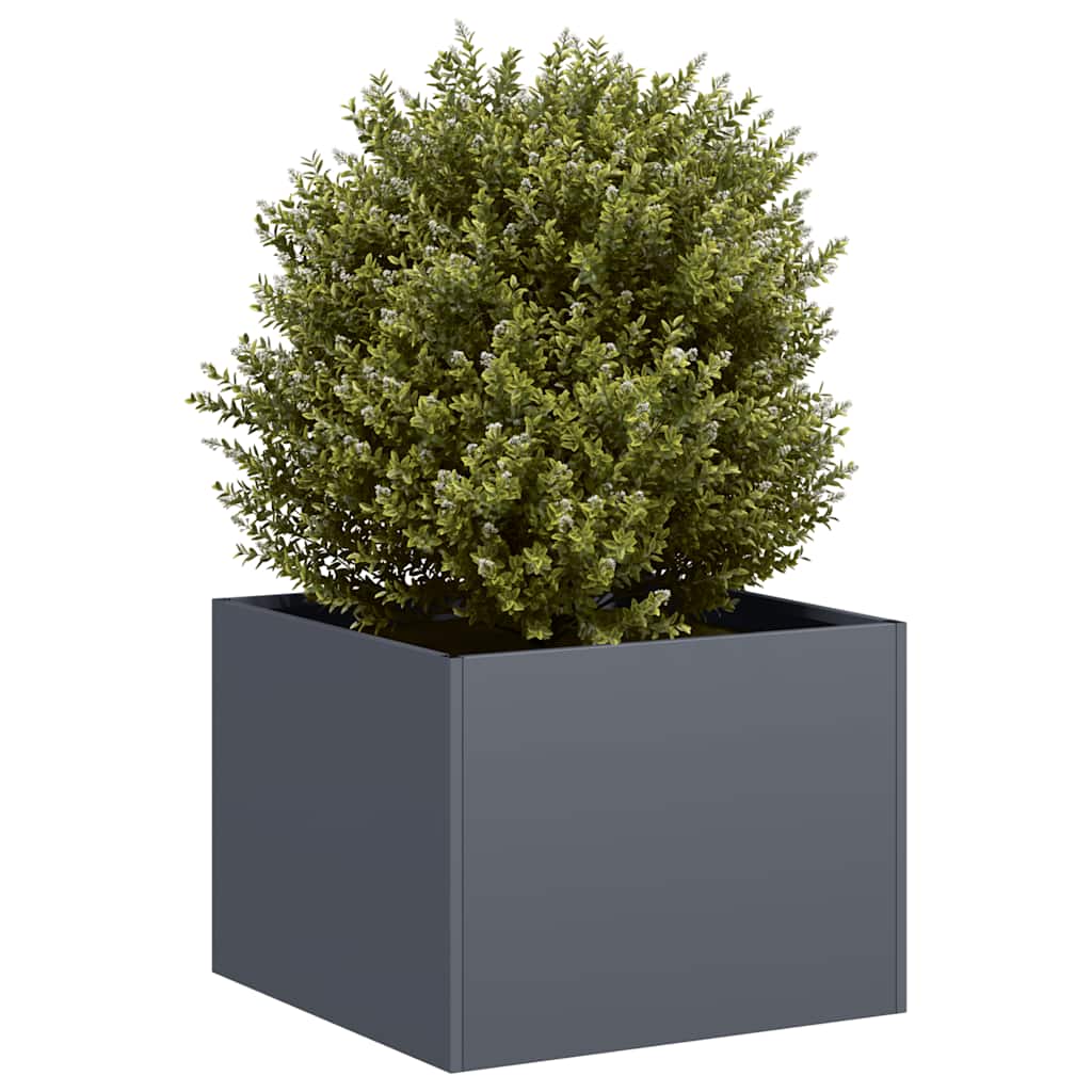 Vidaxx jardinière 40x40x30 cm acier anthracite