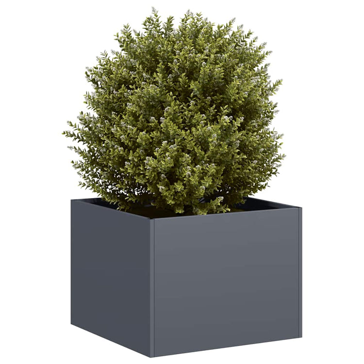 Vidaxx jardinière 40x40x30 cm acier anthracite