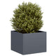 Vidaxx jardinière 40x40x30 cm acier anthracite