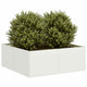 Vidaxx jardinière 80x80x30 cm acier blanc