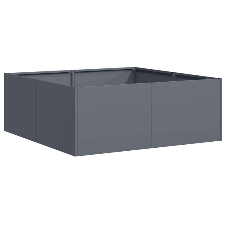 Vidaxx jardinière 80x80x30 cm acier anthracite