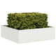 Vidaxx jardinière 100x100x30 cm acier blanc