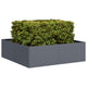 Vidaxx jardinière 100x100x30 cm acier anthracite