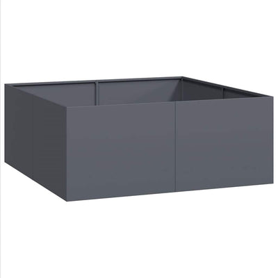 Vidaxx jardinière 100x100x40 cm acier anthracite
