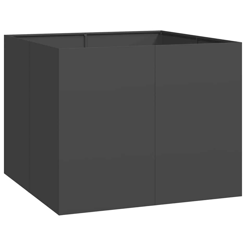 Vidaxx jardinière 100x100x80 cm acier noir