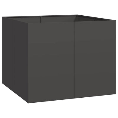 Vidaxx jardinière 100x100x80 cm acier noir