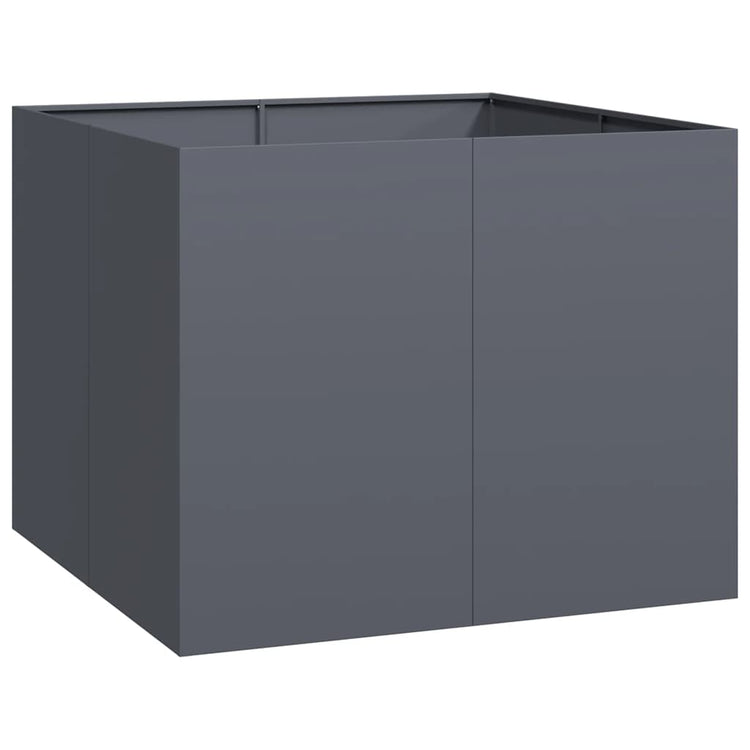 Vidaxx jardinière 100x100x80 cm acier anthracite