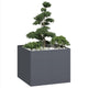 Vidaxx jardinière 100x100x80 cm acier anthracite