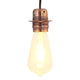 VidaXL douilles de lampe 2 pcs bronze rouge E27