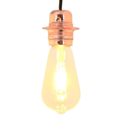 VidaXL douilles de lampe 2 pcs or rose E27