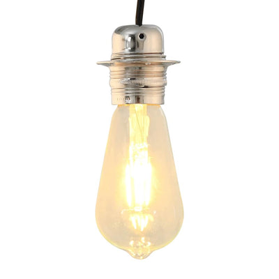 VidaXL douilles de lampe 2 pcs nickel satiné E27