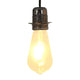 VidaXL douilles de lampe 2 pcs noir brillant E27