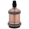 VidaXL douilles de lampe 2 pcs bronze rouge E27