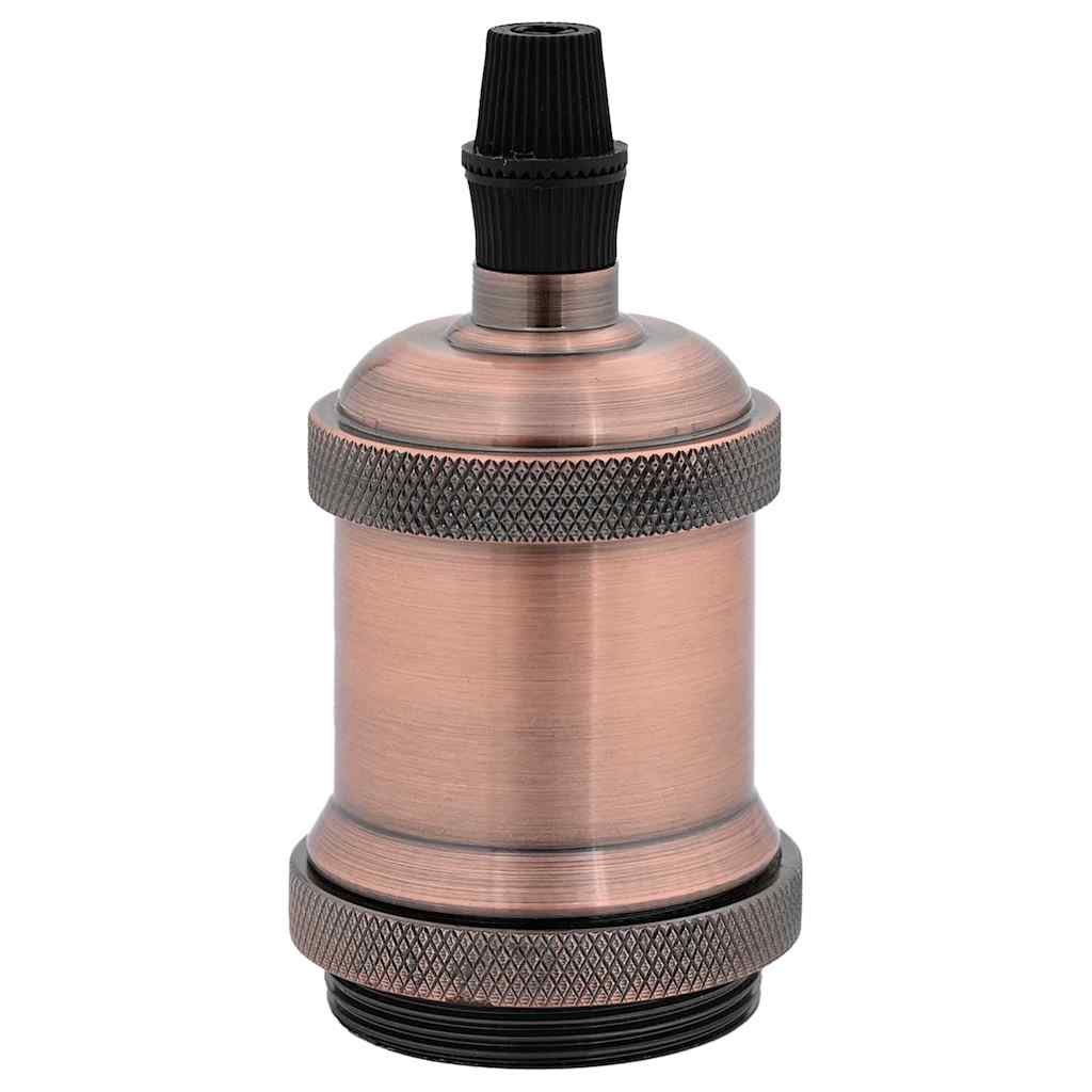 VidaXL douilles de lampe 2 pcs bronze rouge E27