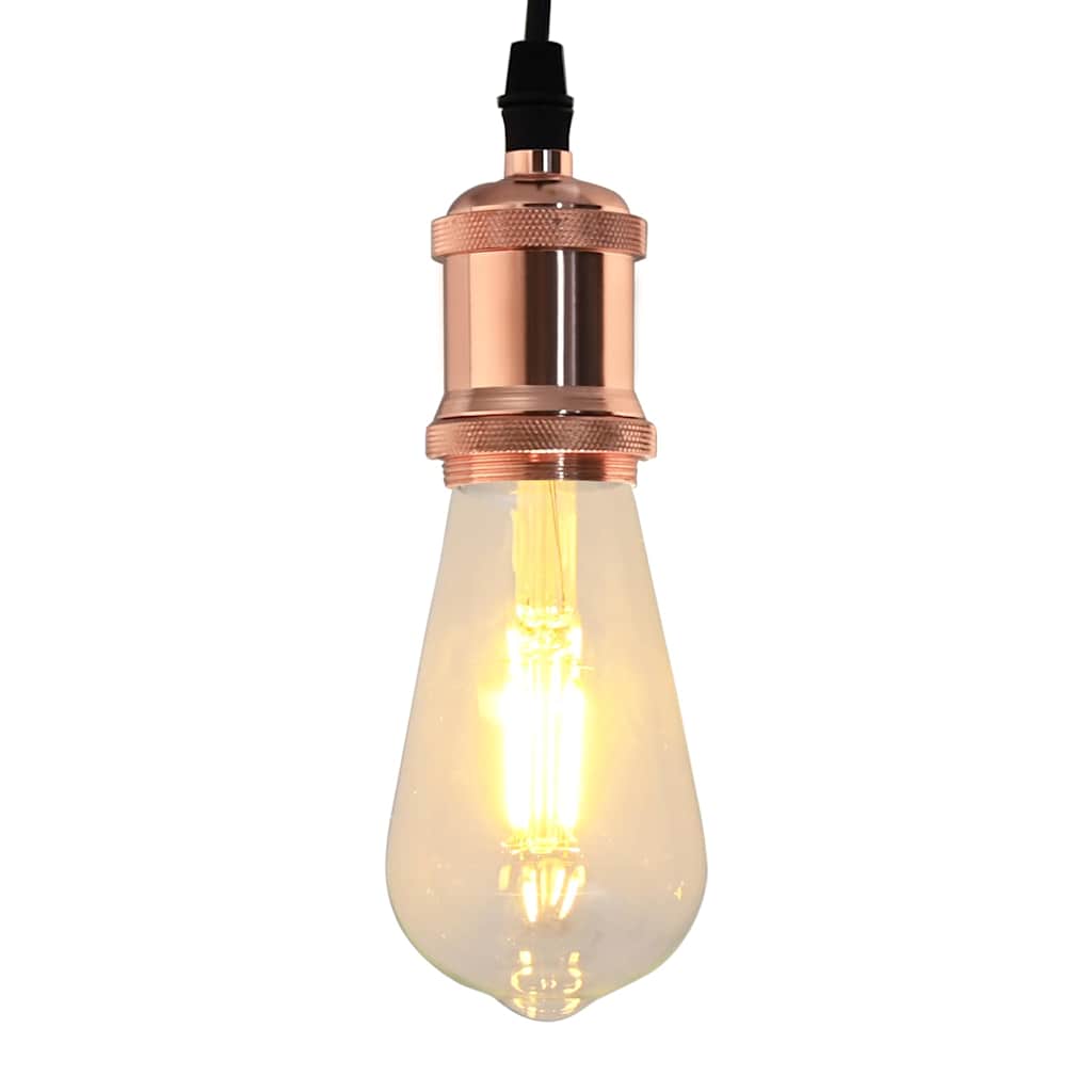 VidaXL douilles de lampe 2 pcs or rose E27