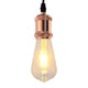 VidaXL douilles de lampe 2 pcs or rose E27
