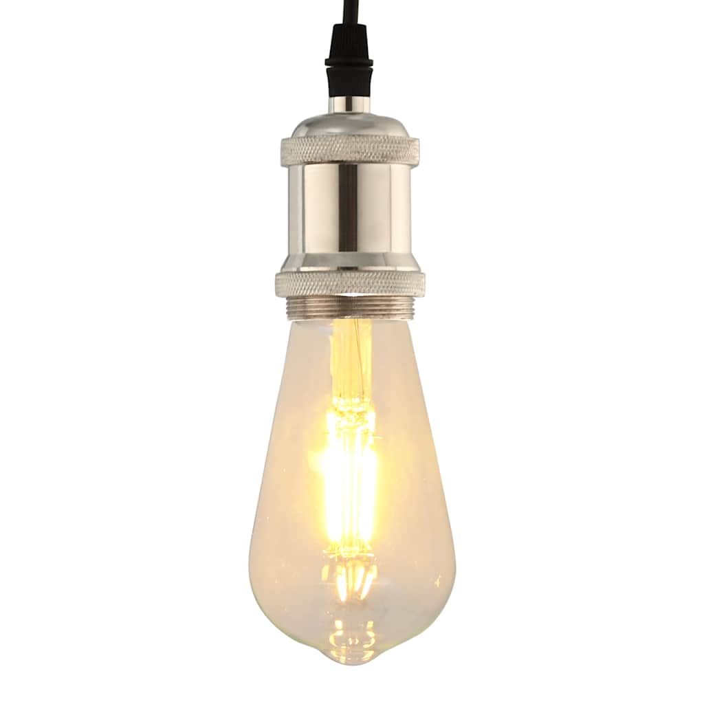VidaXL douilles de lampe 2 pcs nickel satiné E27