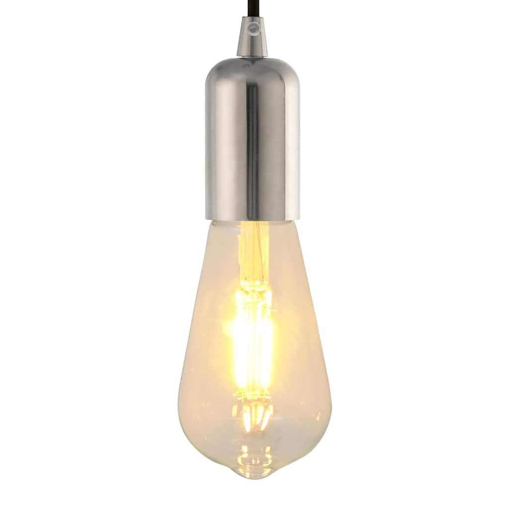 VidaXL douilles de lampe 2 pcs nickel satiné E27