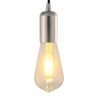 VidaXL douilles de lampe 2 pcs nickel satiné E27