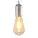 VidaXL douilles de lampe 2 pcs nickel satiné E27