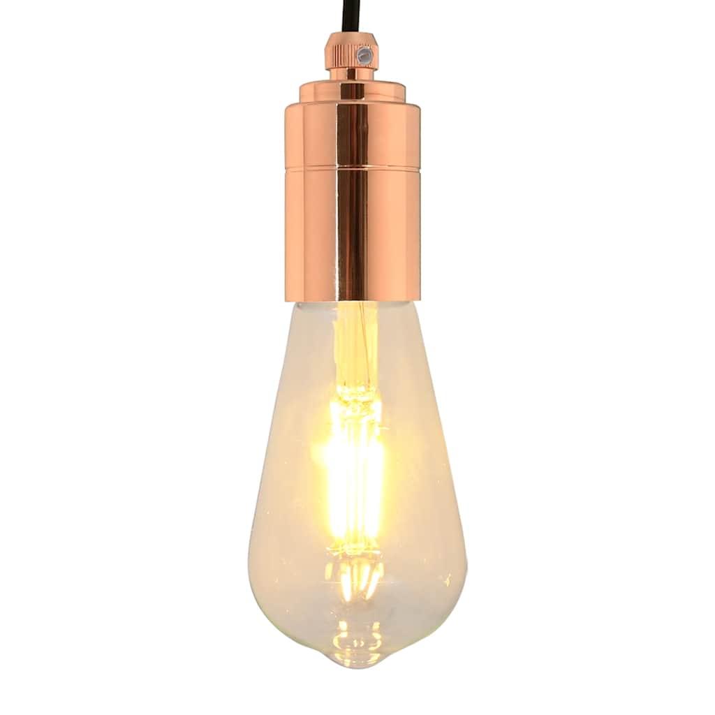 VidaXL douilles de lampe 2 pcs or rose E27