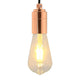 VidaXL douilles de lampe 2 pcs or rose E27