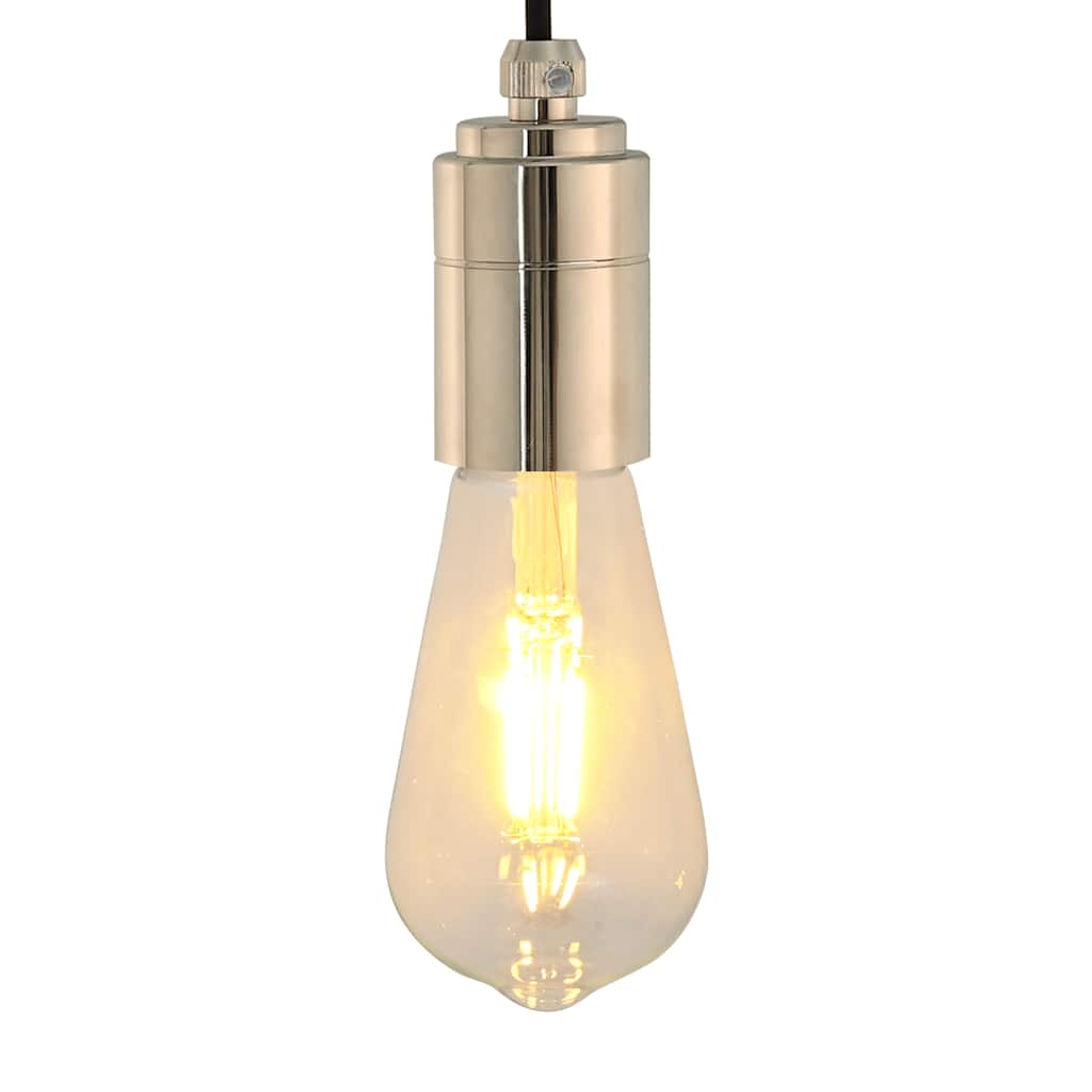 VidaXL douilles de lampe 2 pcs nickel satiné E27