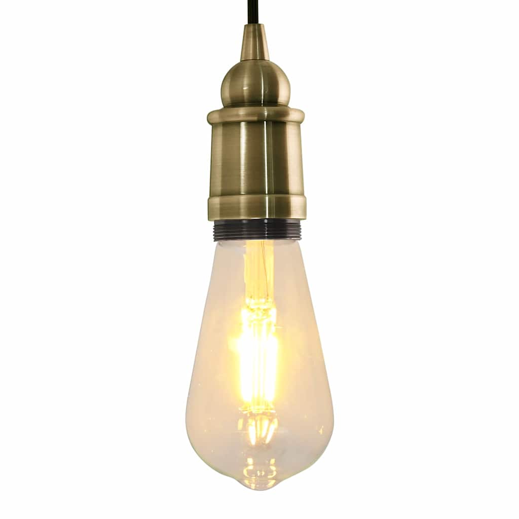 VidaXL douilles de lampe 2 pcs bronze E27