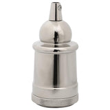 VidaXL douilles de lampe 2 pcs nickel satiné E27 - afbeelding 3