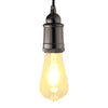 VidaXL douilles de lampe 2 pcs noir brillant E27