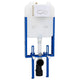 VidaXL cadre de citerne avec rangement blanc 50 x 8 x 131 cm acier