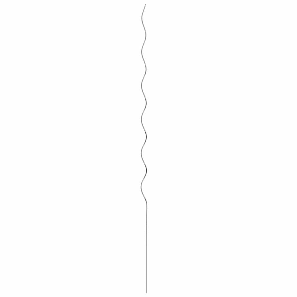 VidaXL support pour plantes 50 pcs argent 110 x 0,6 x 0,6 cm acier