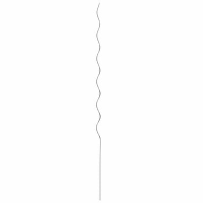 VidaXL support pour plantes 50 pcs argent 110 x 0,6 x 0,6 cm acier