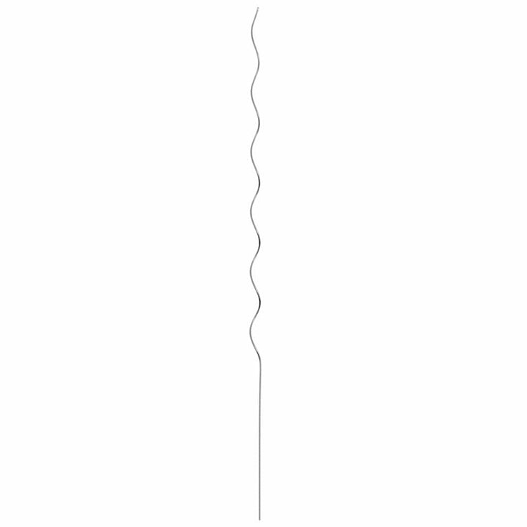 VidaXL support pour plantes 50 pcs argent 110 x 0,6 x 0,6 cm acier