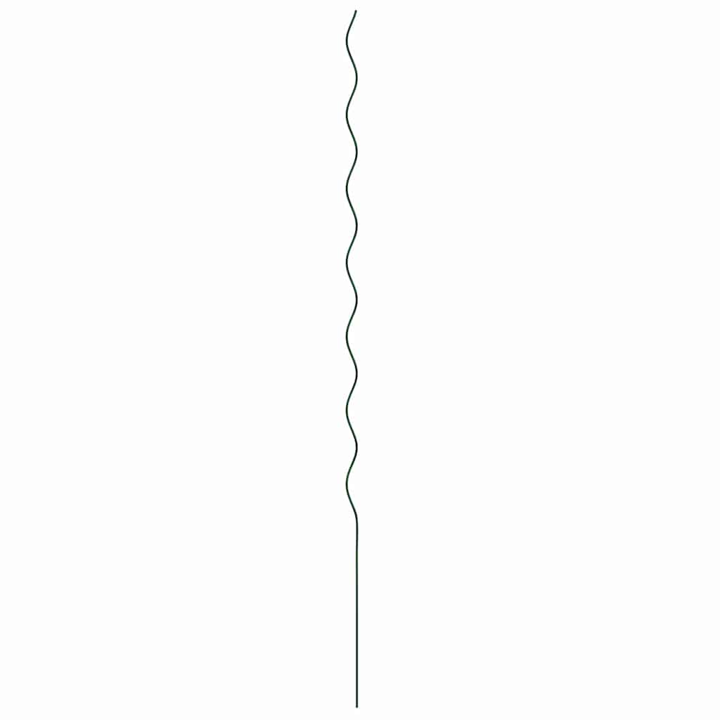 VidaXL support pour plantes 20 pcs vert 110 x 0,6 x 0,6 cm acier