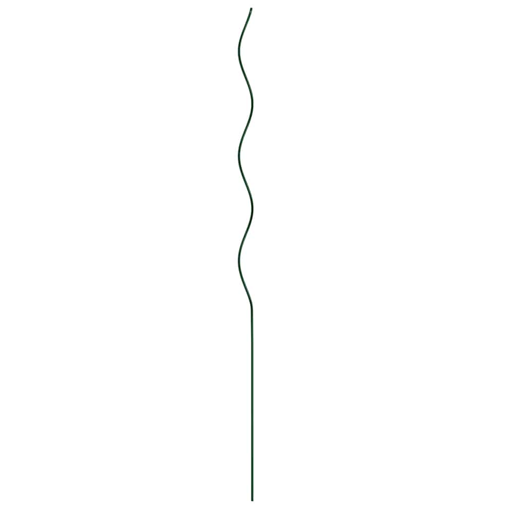 VidaXL support pour plantes 50 pcs vert 110 x 0,6 x 0,6 cm acier
